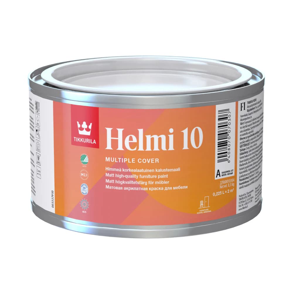 Helmi 10 Matt Hvítt/st. A. 225ml