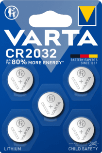 Rafhlaða CR2032 5stk
