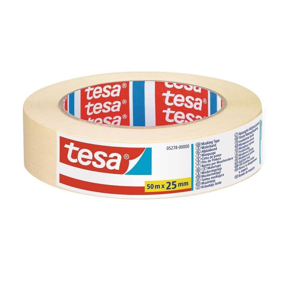 Tesa krepp 25mm x 50m 50°C 3ja daga