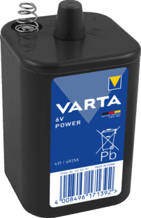 Rafhlaða 431 4R25X 6V 8500mAh